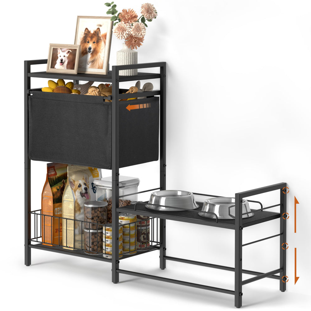 Lomivra bases de tazones elevados para perros, altura ergonómica para comer.