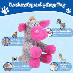 Loncoldy juguete interactivo con crujido y sonido para perros activos