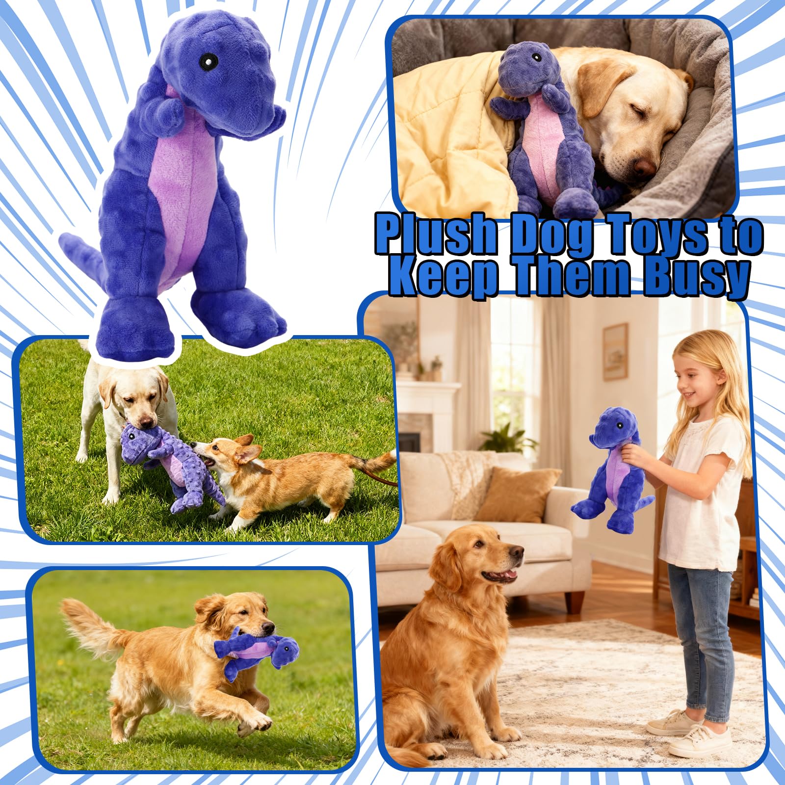 Juguete loncoldy regalo ideal para Navidad para perros medianos y grandes.