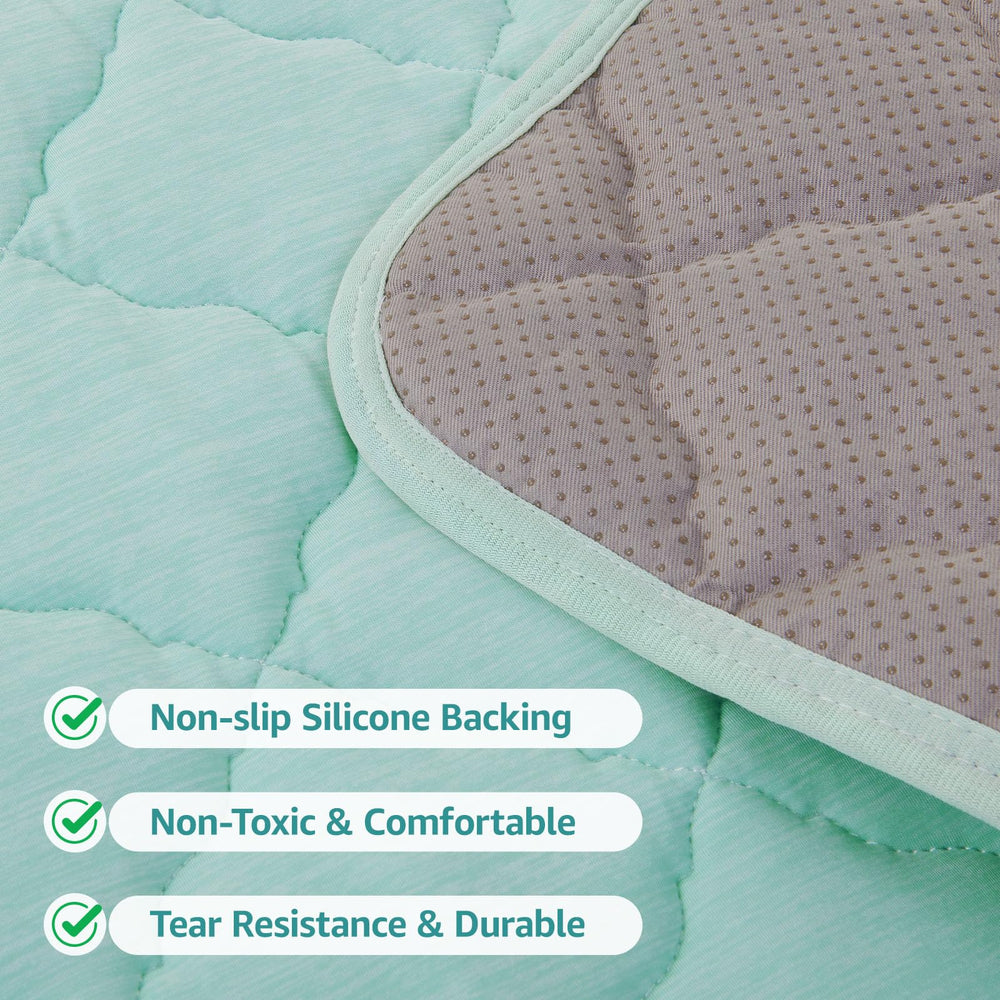 LOOBANI base antideslizante de silicona mantiene la cama en su lugar.