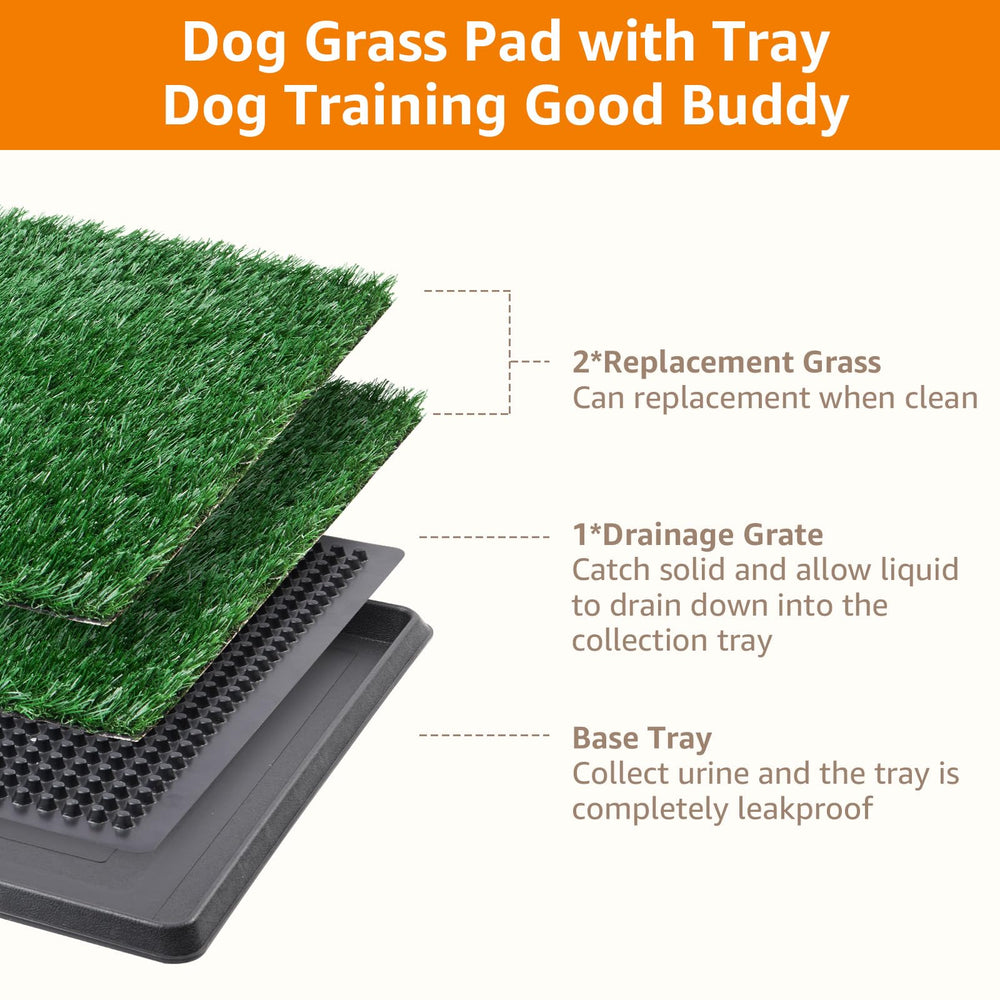 LOOBANI césped artificial para perros, práctico para uso interior y exterior.