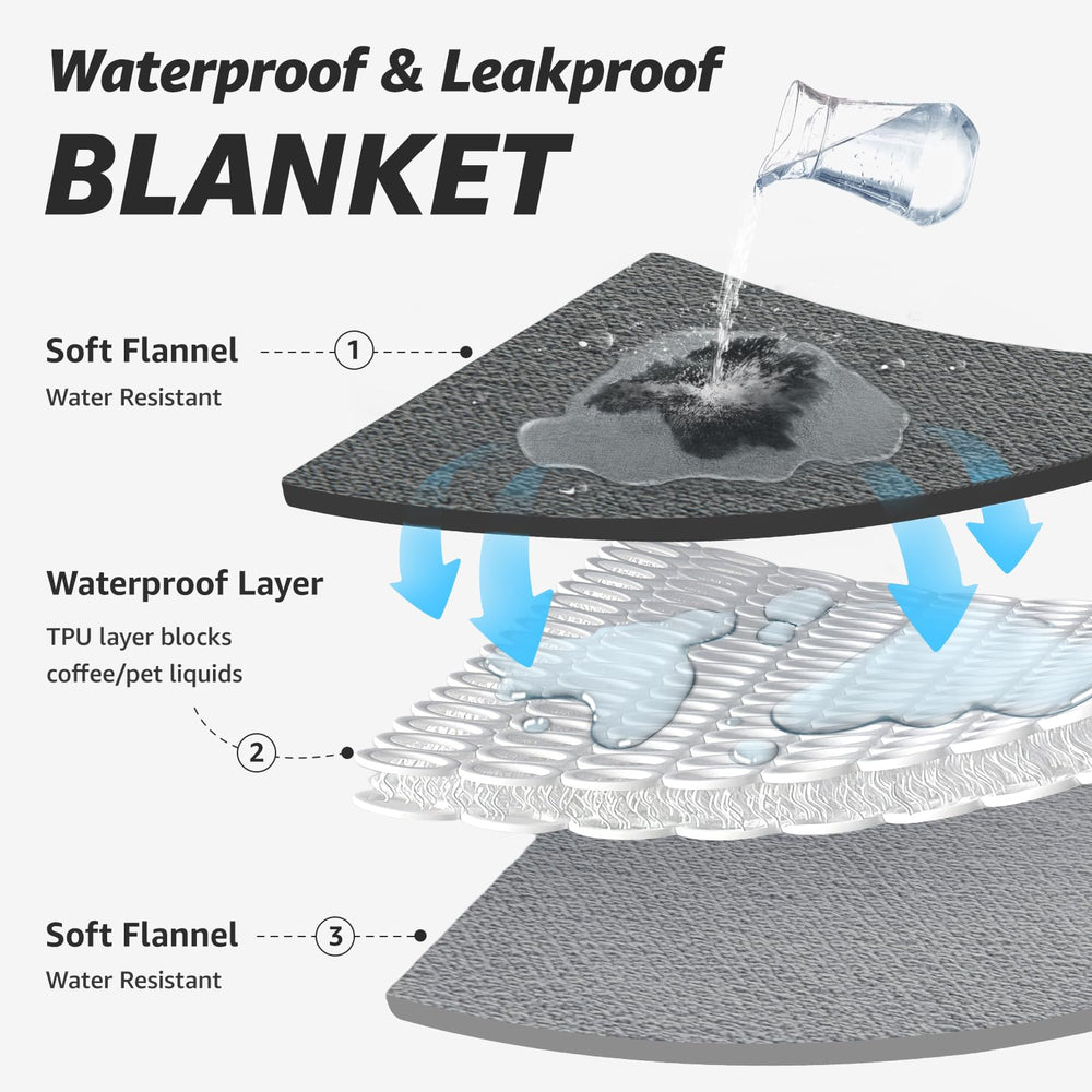 LOOBANI manta franela suave para noches cálidas en cama o sofá.