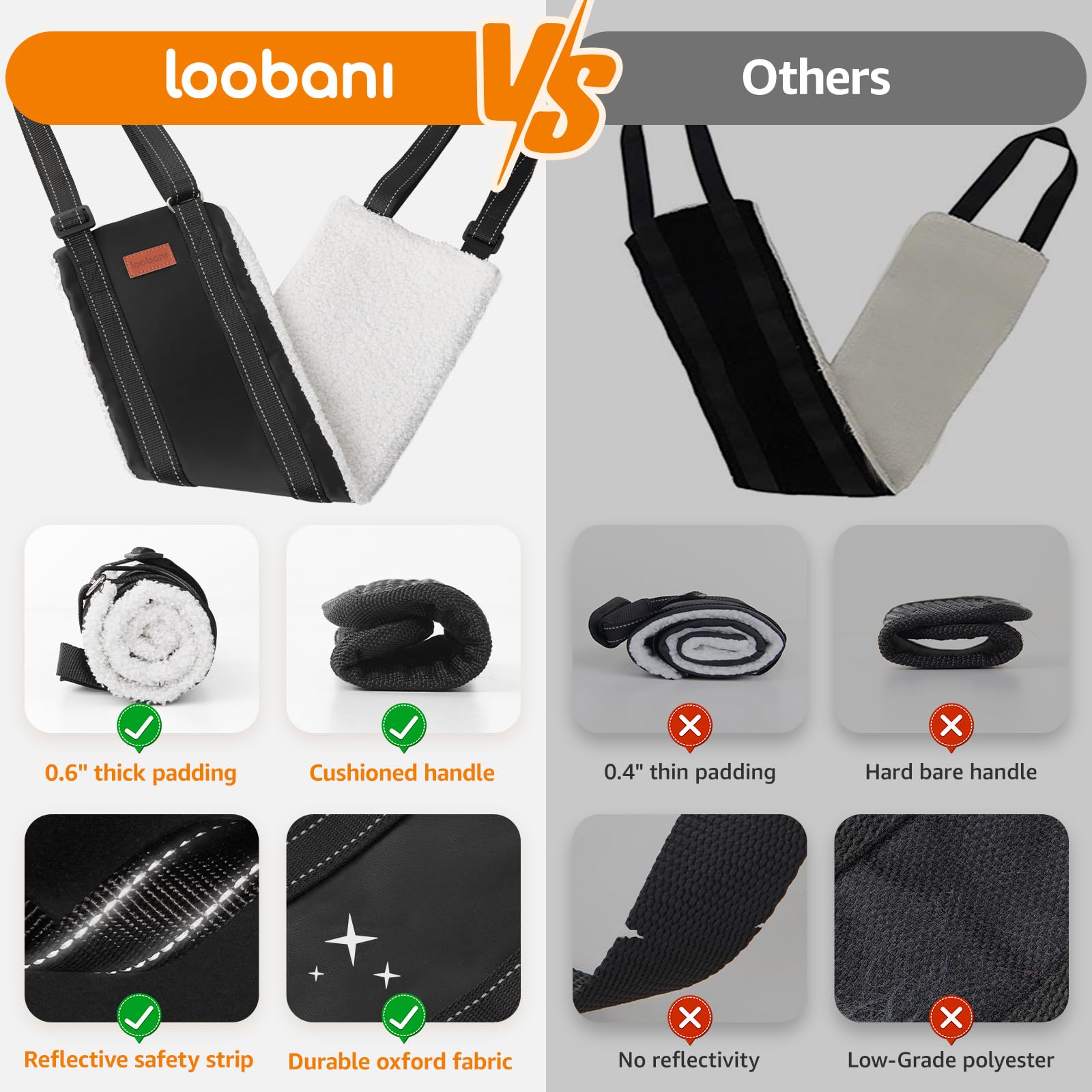 LOOBANI Sling ajustes ergonómicos para adaptarse a distintas tallas