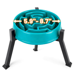 LOOBANI soporte elevado para tazon de perro, ajuste ancho y comodidad al comer