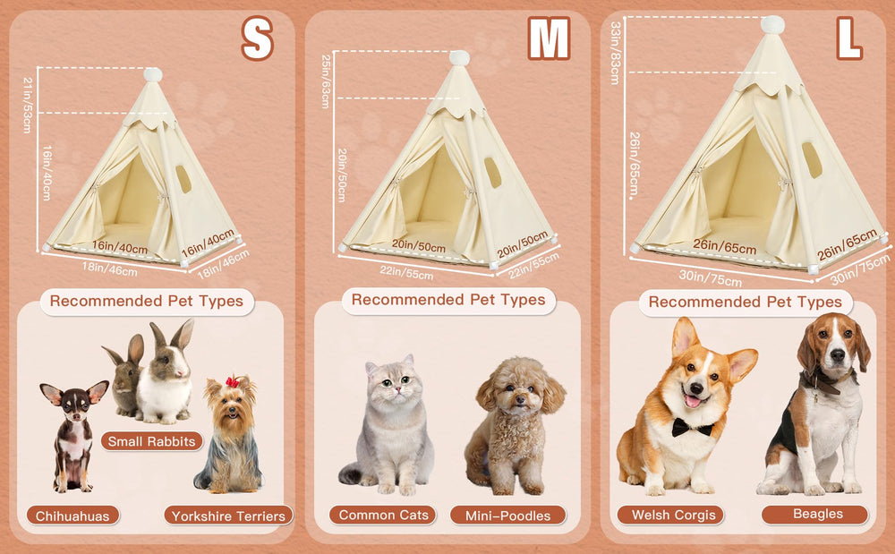 LOOBMBNS tipi funda desmontable lavable para limpieza fácil