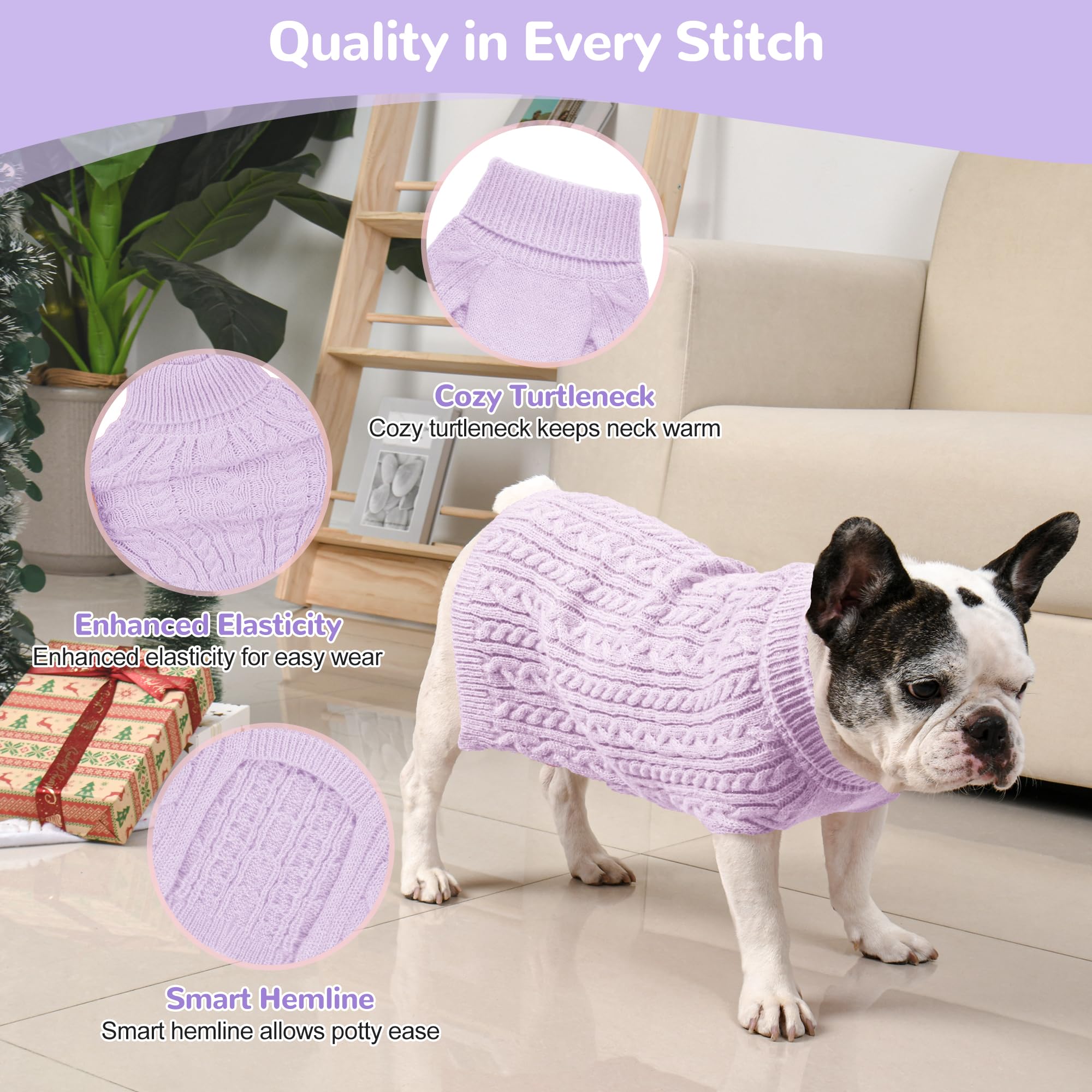 Lorehelina sudaderas para perro mediano, incluye dos sudaderas para cambios de estilo