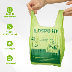Bolsas con cierre fácil Lospu HY para un manejo sencillo.