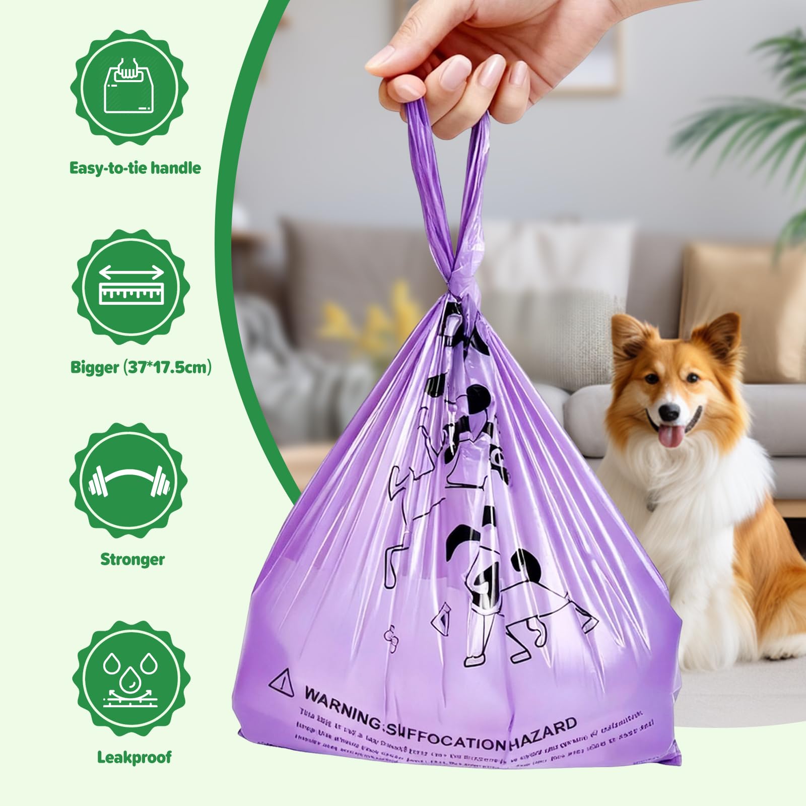 Bolsas Lospu HY con doble fuelle para mayor capacidad.