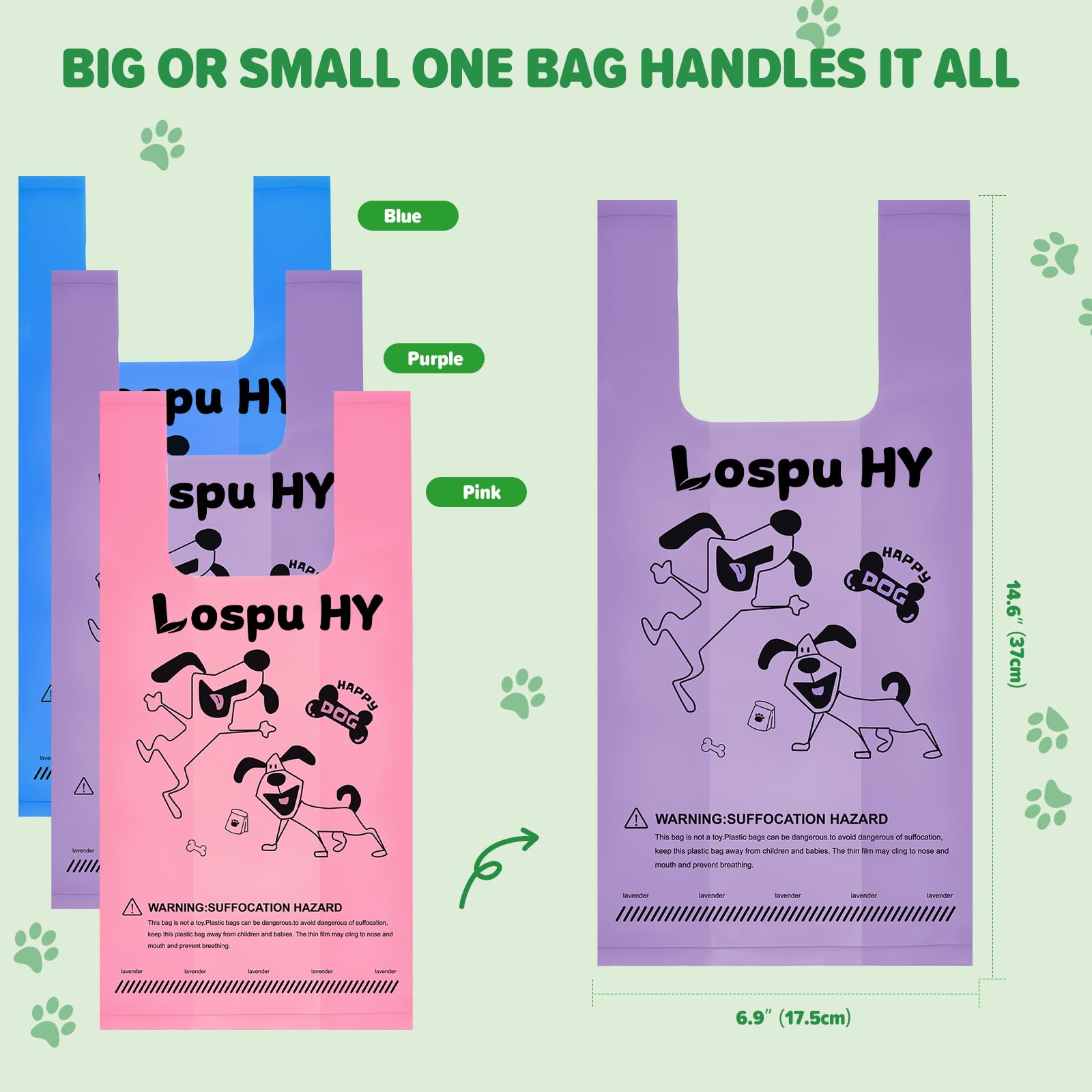 Usos múltiples Lospu HY: para heces, arena de gatos y más.