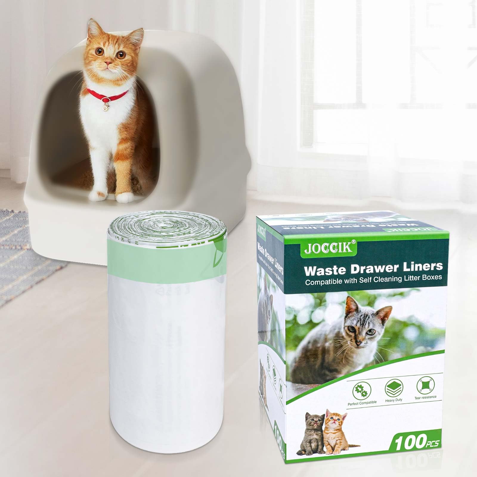 LotuFlor paquete de 100 forros compatibles para cajas con robot.