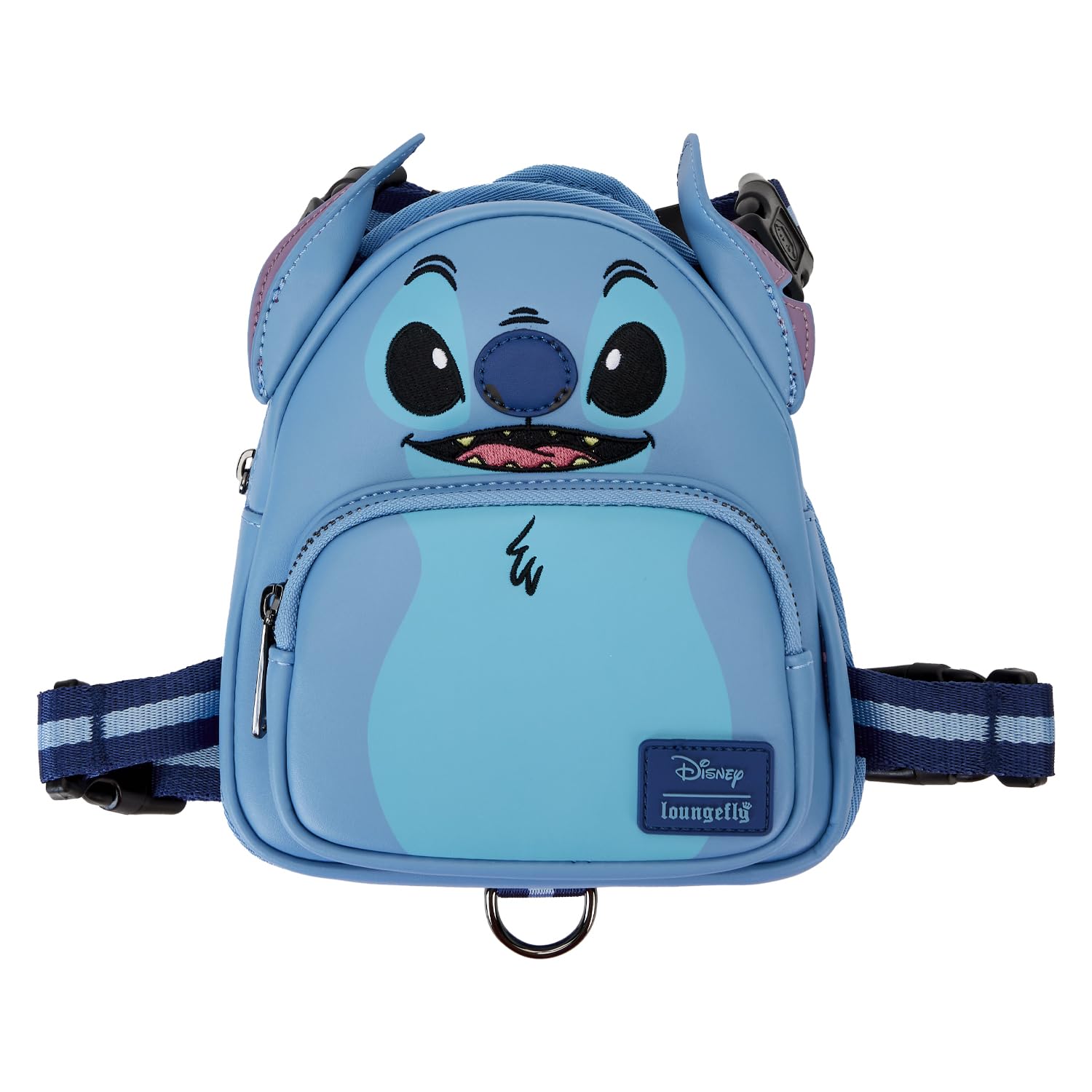 Loungefly Stitch Cosplay Arnes Frontal, ideal para paseos con estilo.