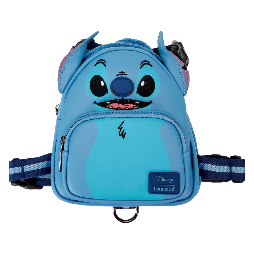 Loungefly Stitch Cosplay Arnes Frontal, ideal para paseos con estilo.