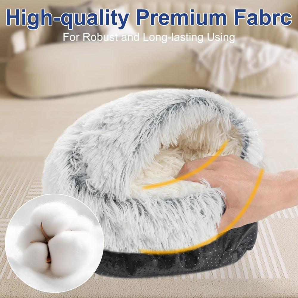 LoungingLife cama redonda cobaya: comodidad y seguridad para dormir.