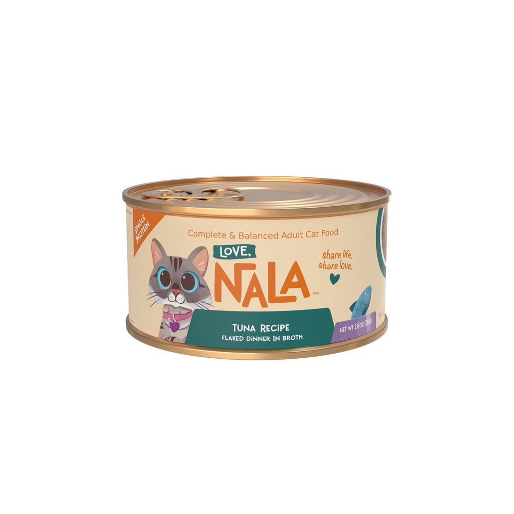 LOVE, NALA caldo de hidratación, lata de 80 g para favorecer la hidratación diaria.
