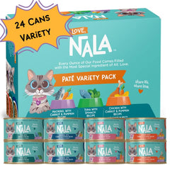 LOVE, NALA paté de pollo y pescado en caldo para gatos adultos