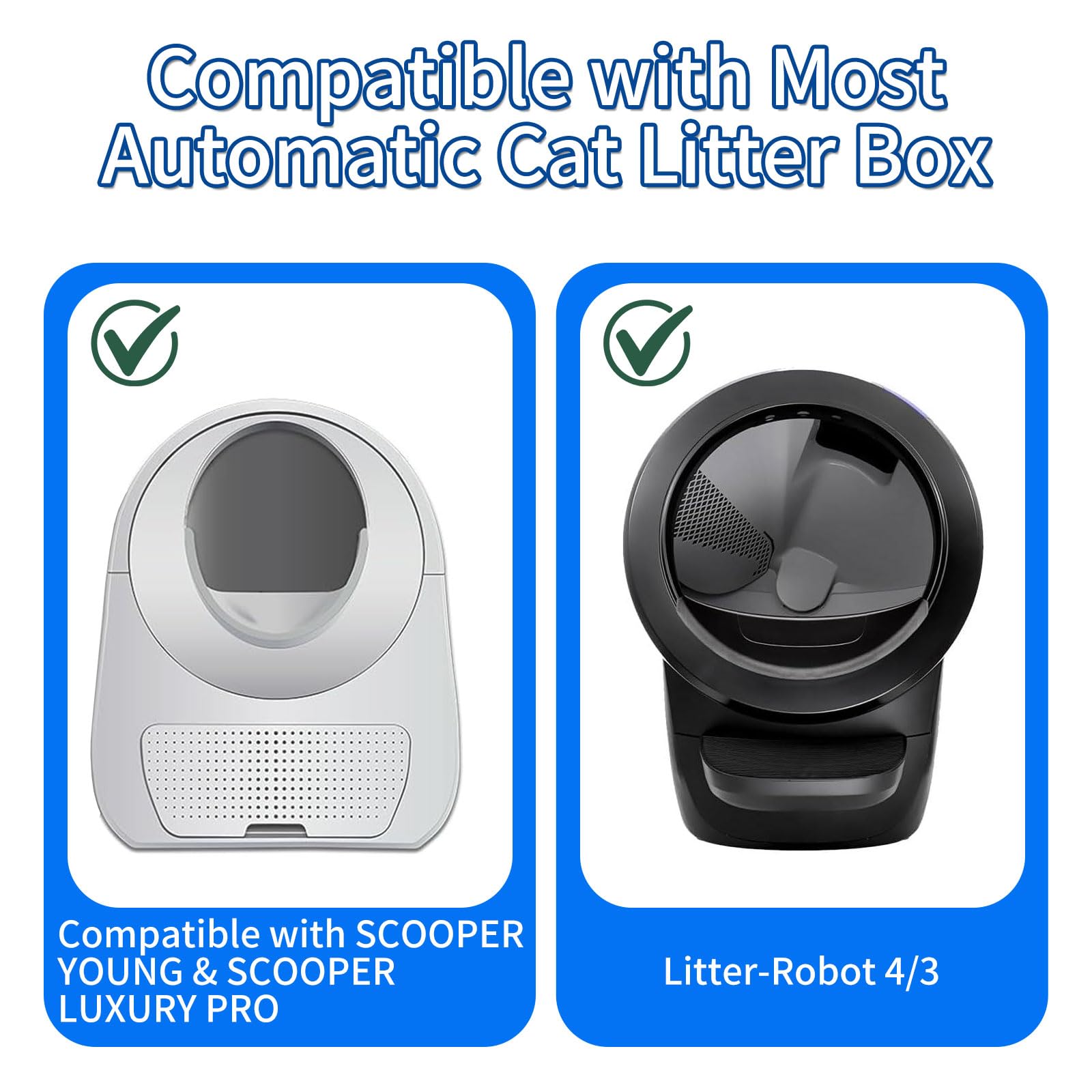 Loveishere bolsas Litter Robot 4/3, resistentes y a prueba de fugas.