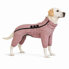 Chaleco Lovelonglong para perro con doble capa impermeable, ideal para paseos fríos.