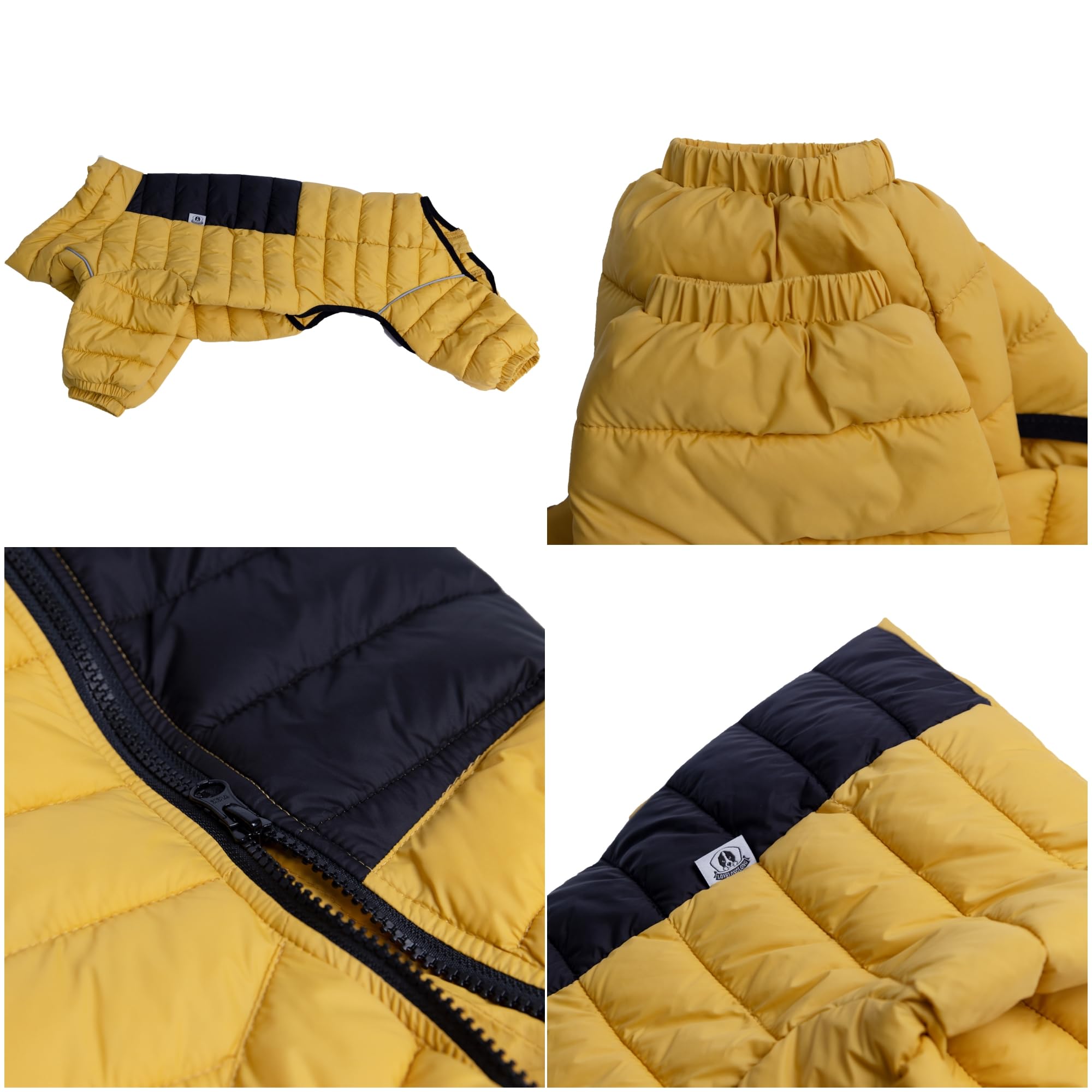 Lovelonglong chaqueta exterior de nylon impermeable protege contra lluvia y nieve.