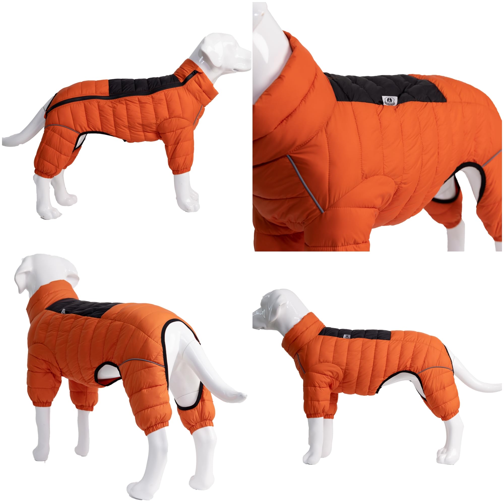 Lovelonglong Warm Jacket: impermeable y naranja para seguridad en lluvia o nieve