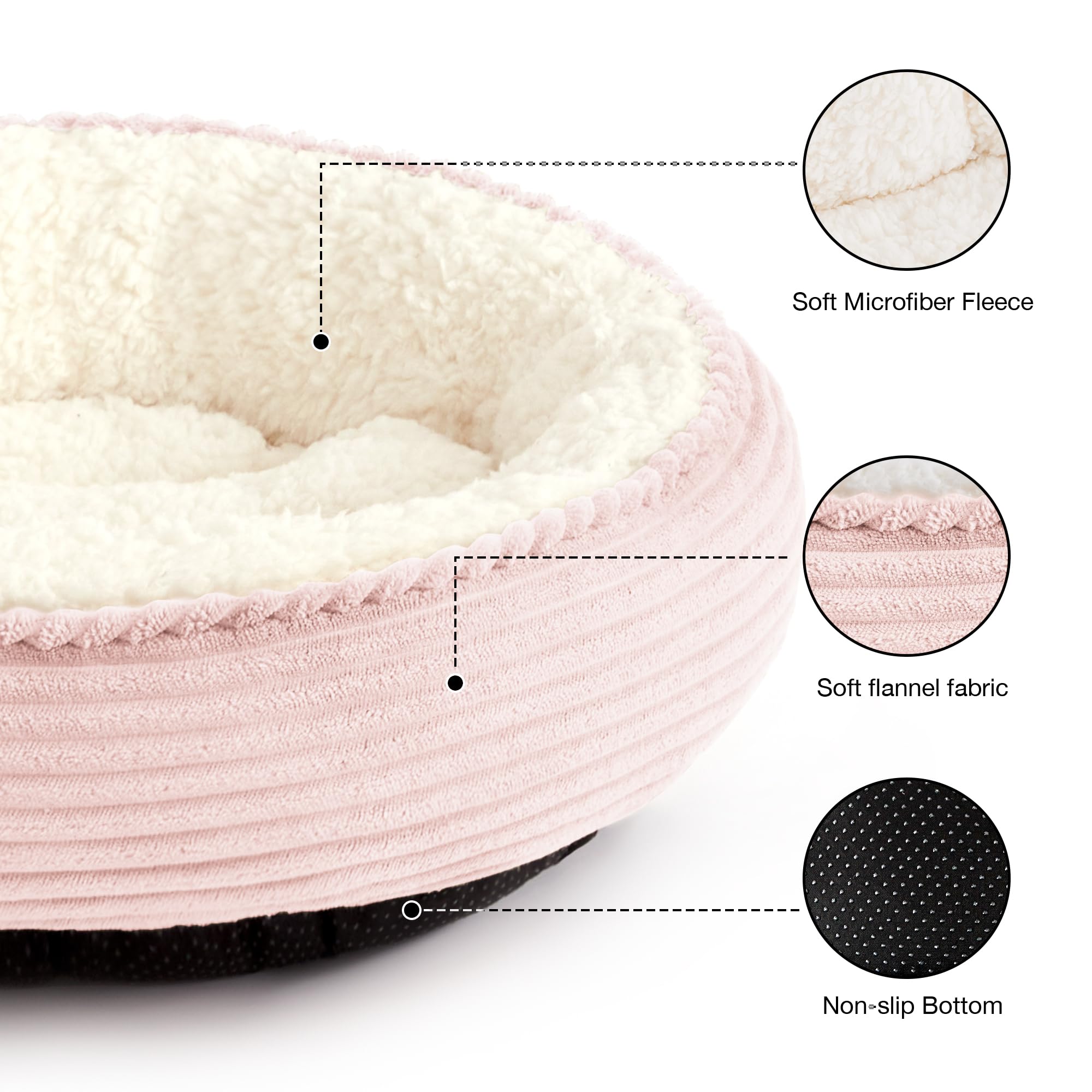 Love's cabin cama dona tela ultra suave, abriga a tu mascota con ternura.