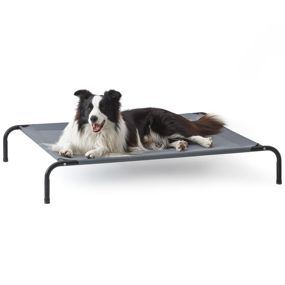 Love's cabin cama elevada soporta perros grandes hasta 85 libras.