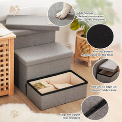 Love's cabin escalera de MDF y espuma con tacto suave.