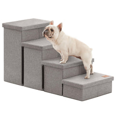 Love's Cabin escalera de 4 pasos plegables para subir a la cama