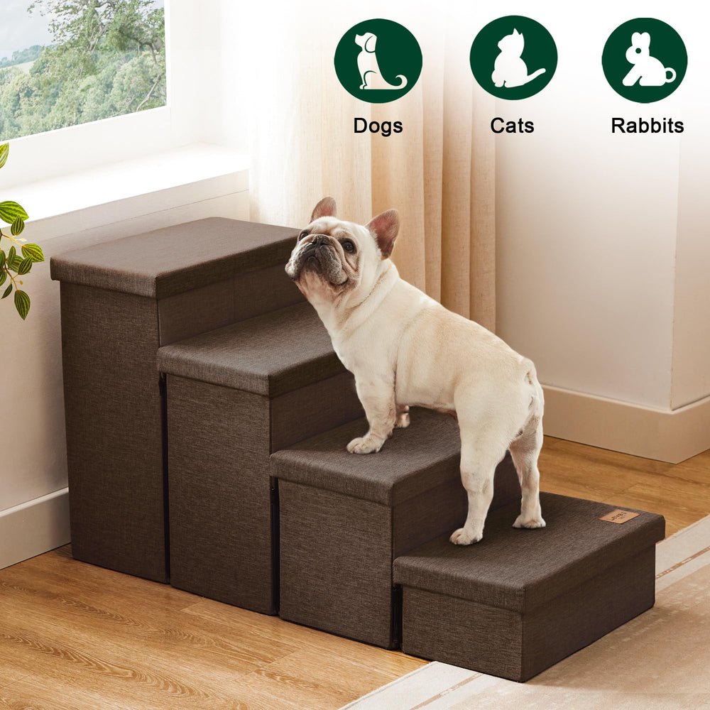 Love's cabin escalones para perros plegables y almacenamiento útiles en casa.
