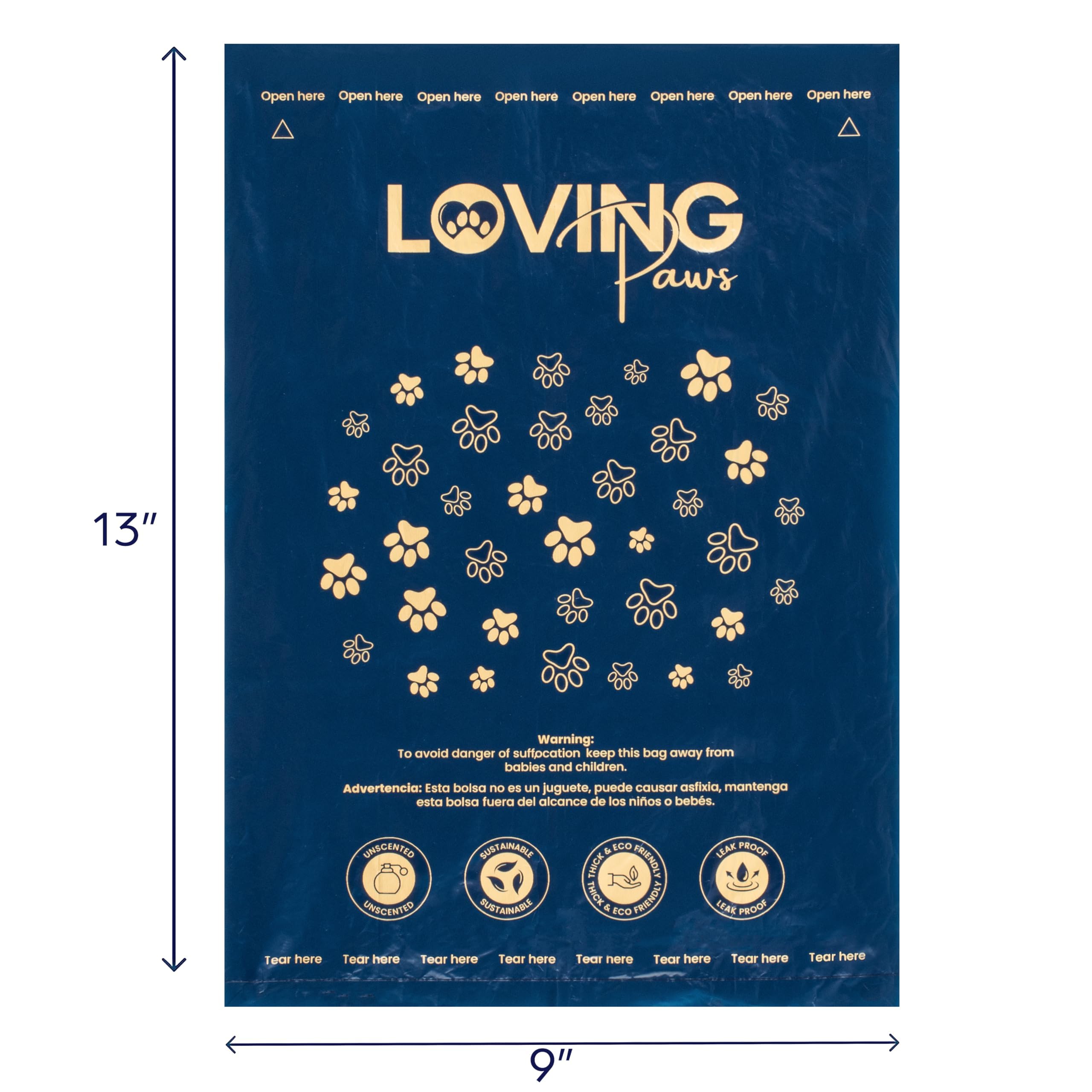 LOVING Paws dispensador con clip para correa, uso cómodo durante paseos