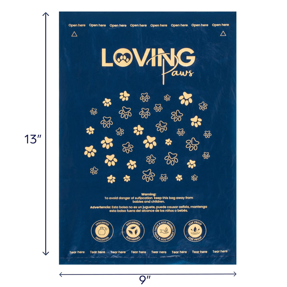 LOVING Paws dispensador con clip para correa, uso cómodo durante paseos