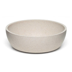 Dolce Bamboo de Loving Pets, tazón para perro, detalle cercano y bambú duradero