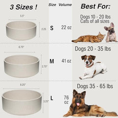 Loving Pets Dolce Bamboo plato pequeno facil de limpiar