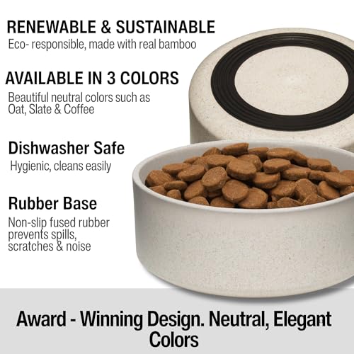 Loving Pets Dolce Bamboo tazon grande con gran capacidad