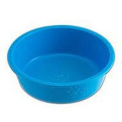 Loving Pets Dolce Luminoso tazón azul mediano con base antideslizante para evitar derrames