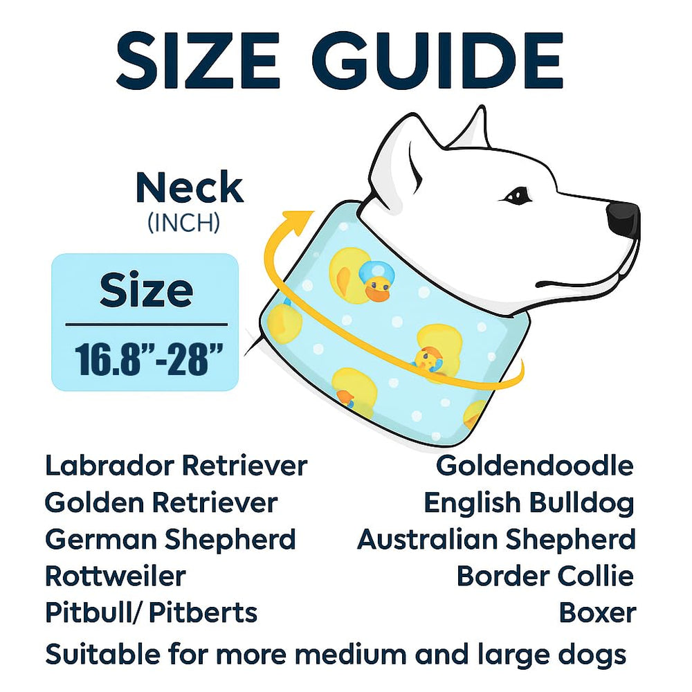 LovinPet collar ajuste ergonómico azul, cómodo para perros medianos y grandes.