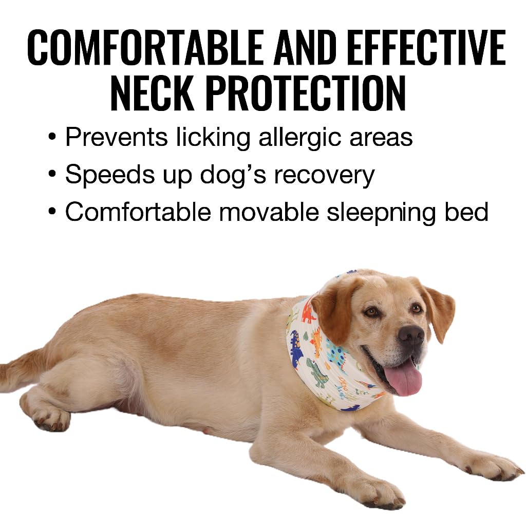 LovinPet collar cuello acolchado para mayor confort durante la recuperación.