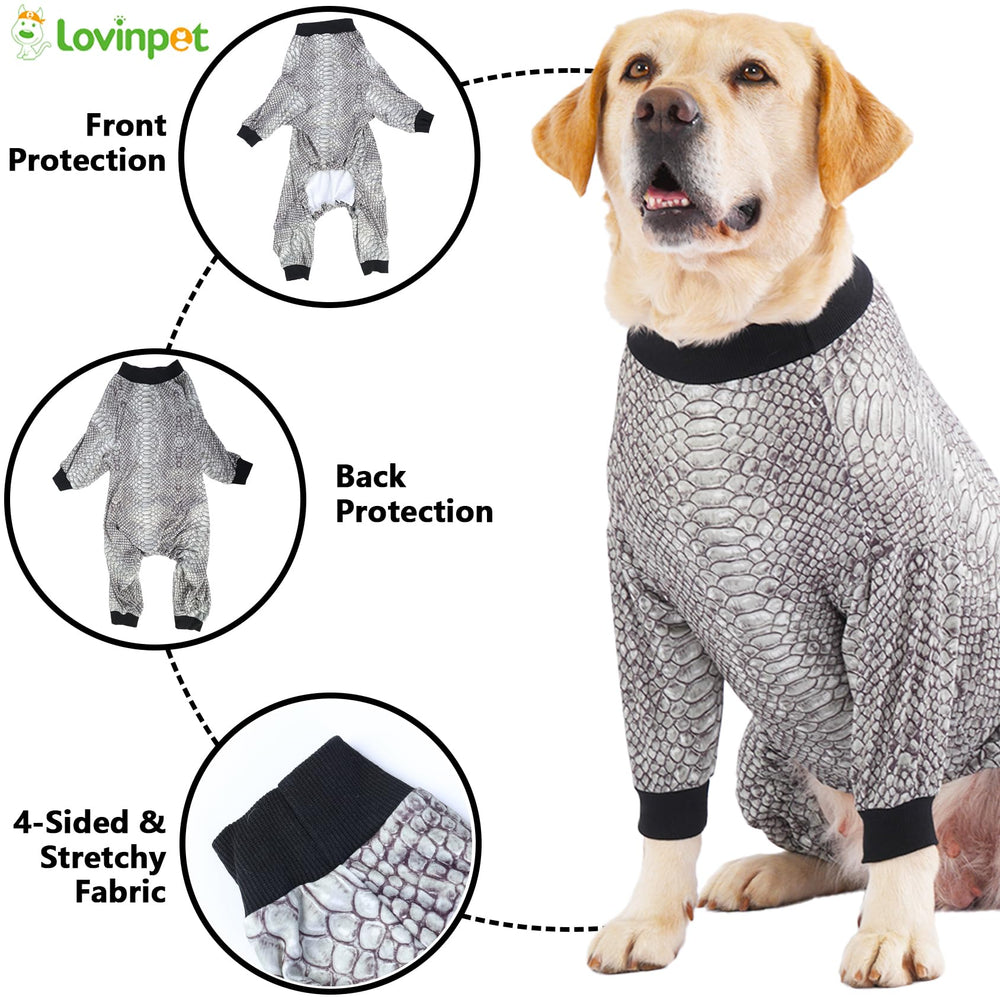 LovinPet Pijama para perro grande, uso en sofá; perfecto para momentos de relax en casa.