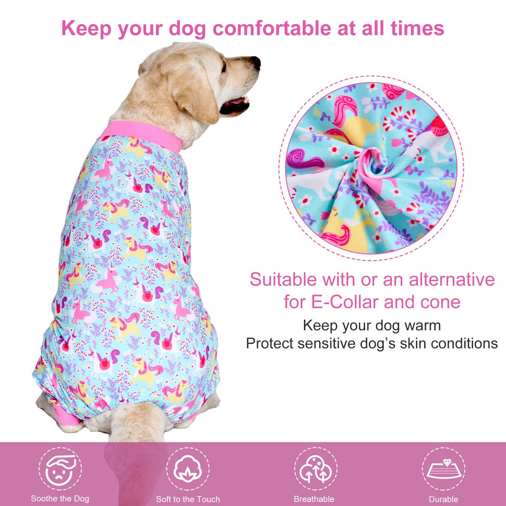 LovinPet pijamas para perros grandes, lavables a máquina para uso diario.