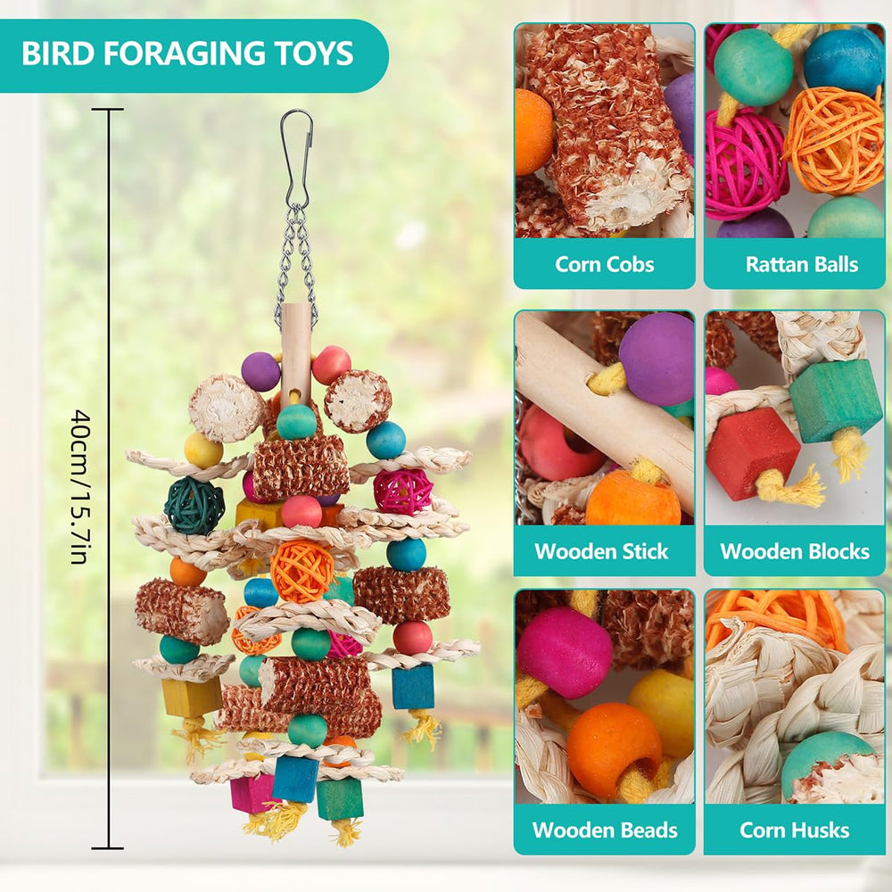 lovyoCoCo juguetes para diversas especies de aves