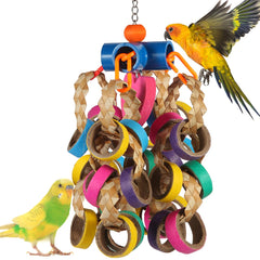 LovyoCoCo bagel masticables para aves estimulando masticación y dexteridad