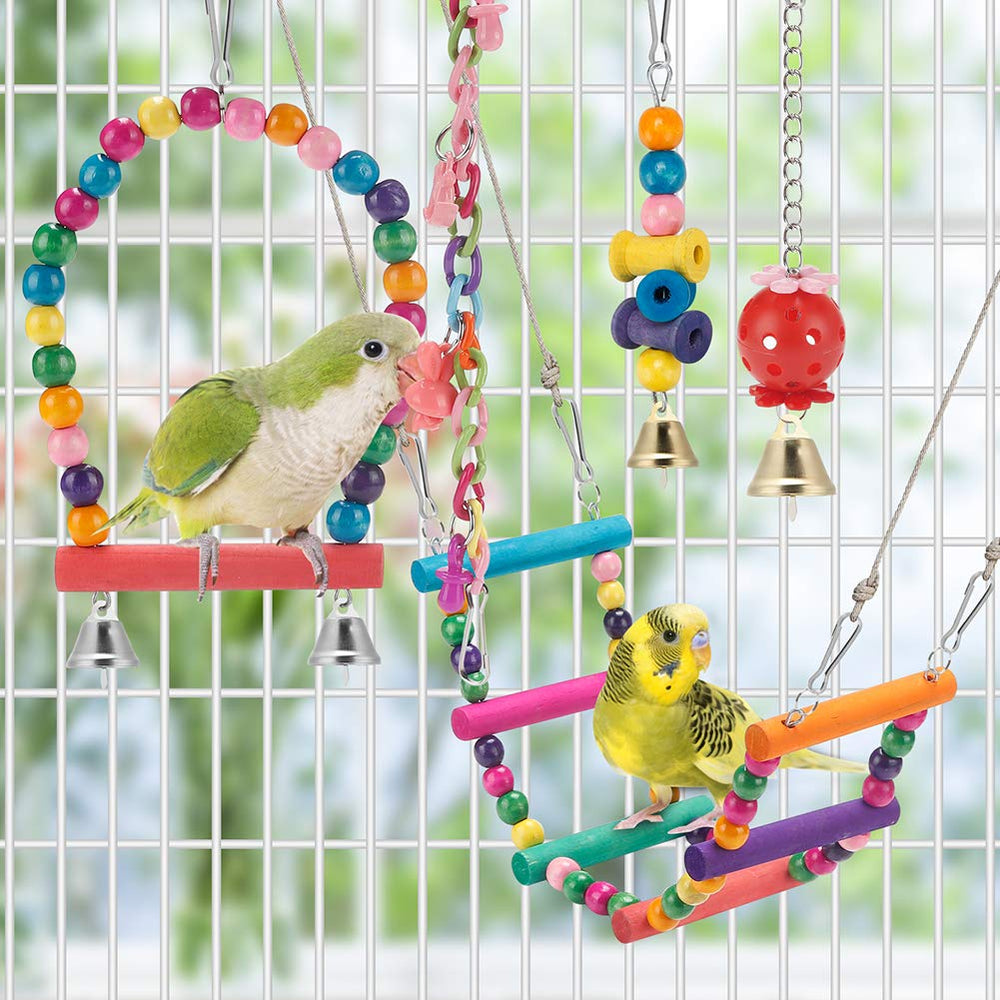 lovyoco-jeux-cage-interactifs: jeux stimulants qui occupent les oiseaux durablement.