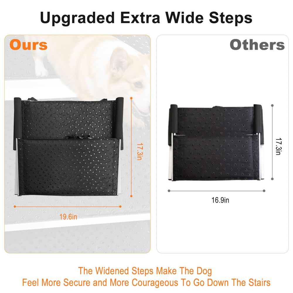 LTTGX Escalera de metal resistente para perros, carga segura