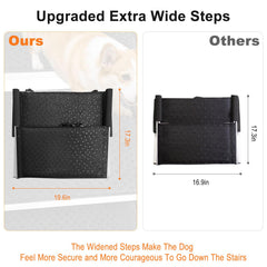 LTTGX Escalera de metal resistente para perros, carga segura