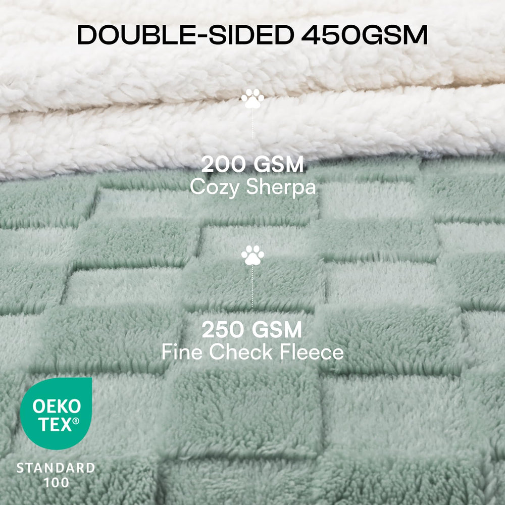 Luciphia cobija reversible sherpa y felpa, confort en interiores