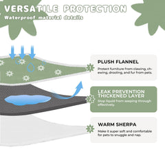 Luciphia Manta impermeable para protección de muebles, ideal para sofá, cama y coche.