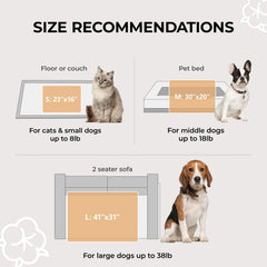 Luciphia manta mediana 76x52cm, tamaño ideal para sofa