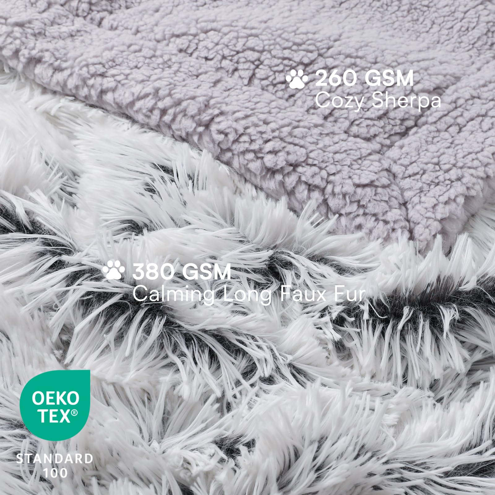 Manta Luciphia con Sherpa suave, confort cálido para siestas.