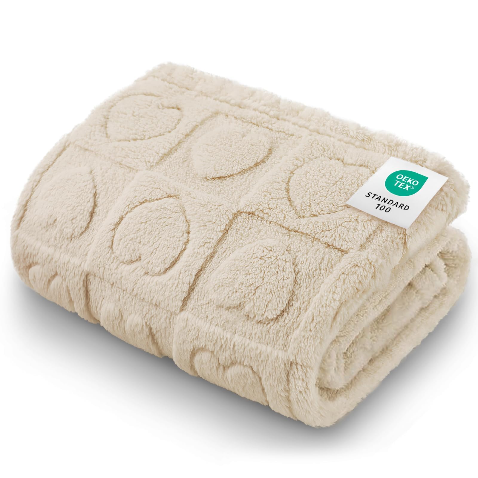 Luciphia Manta para Perro Pequeño: textura suave de coral velvet para confort relajante.
