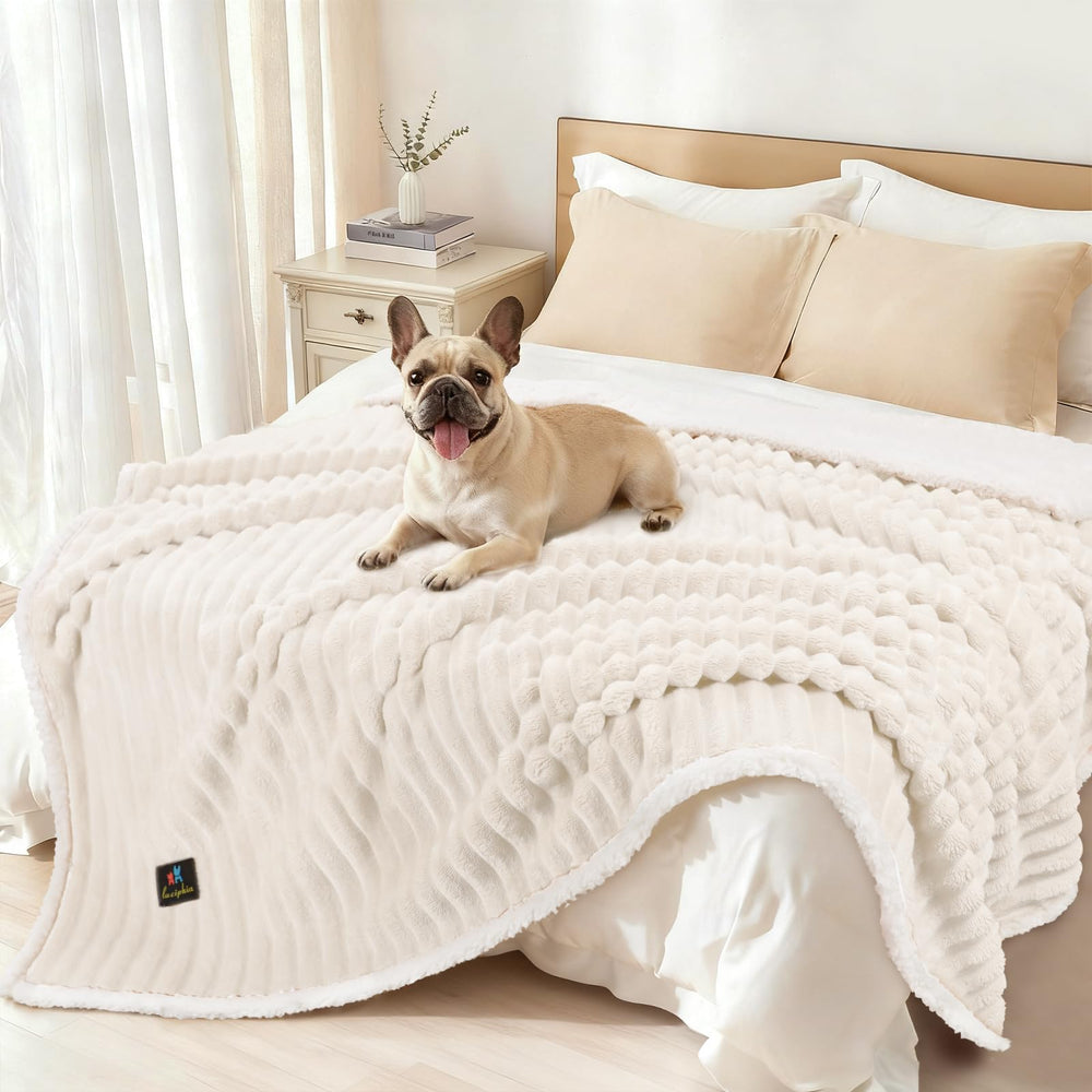 Manta Luciphia para perros grandes, dos caras, confort duradero para cualquier estación.