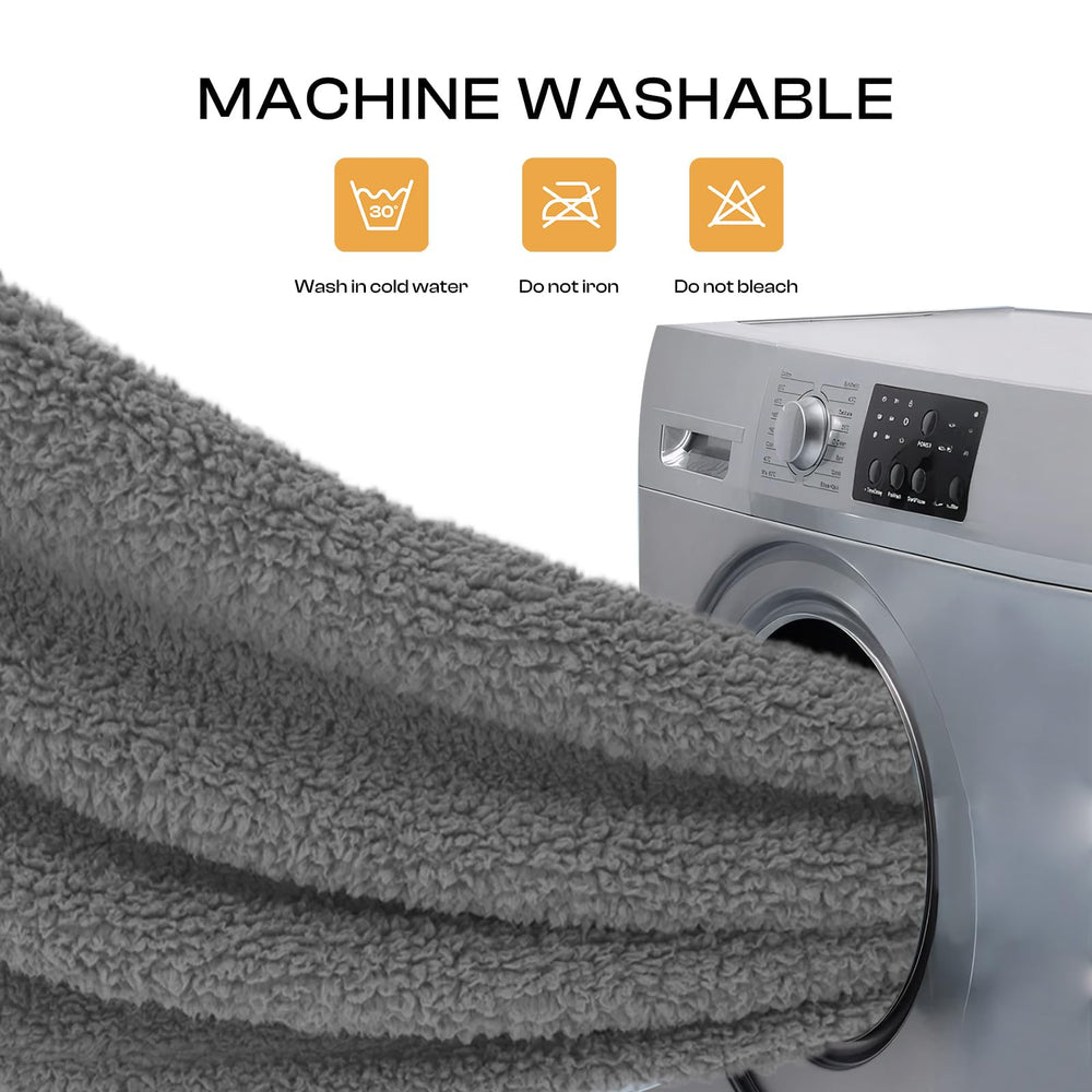 Luciphia manta protege muebles, color gris/beige, reduce pelos.